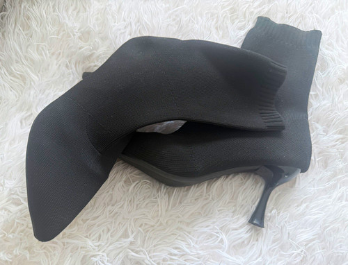 Love black knit fabric - knit,