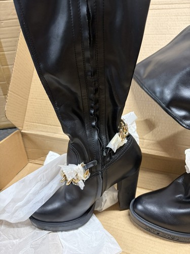 Authentic love moschino knee - love,