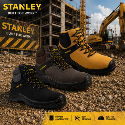 Mens stanley boots - boots, leather