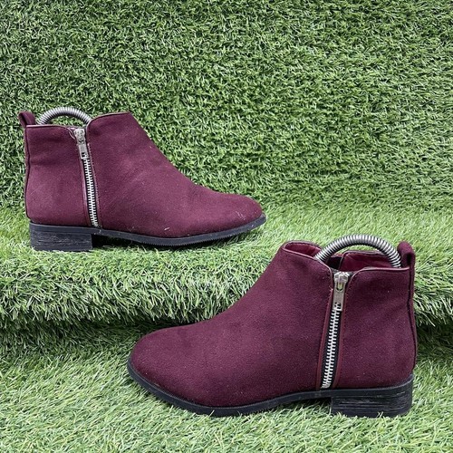 Love boots burgundy - love, suede