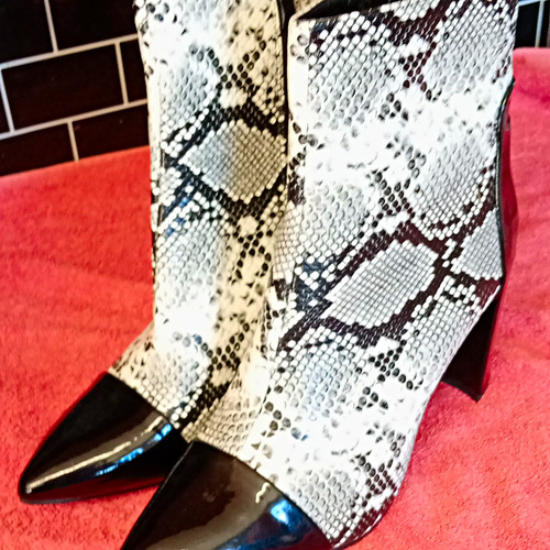 Love snake skin boots - it,
