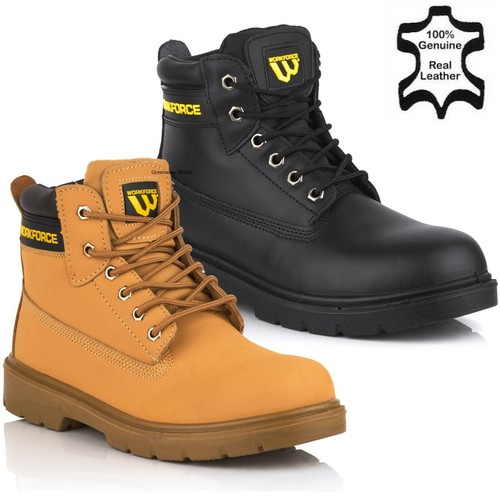 Mens leather ankle safety - leather,