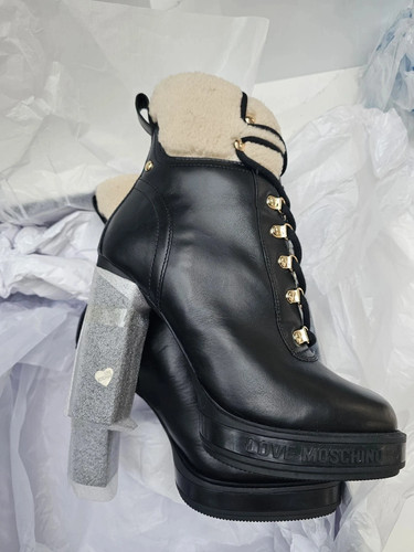 Love moschino leather ankle - moschino,